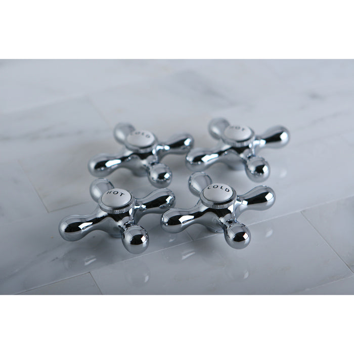 Kingston Vintage CCMX1C Brass Cross Handle (Cold Side), Polished Chrome