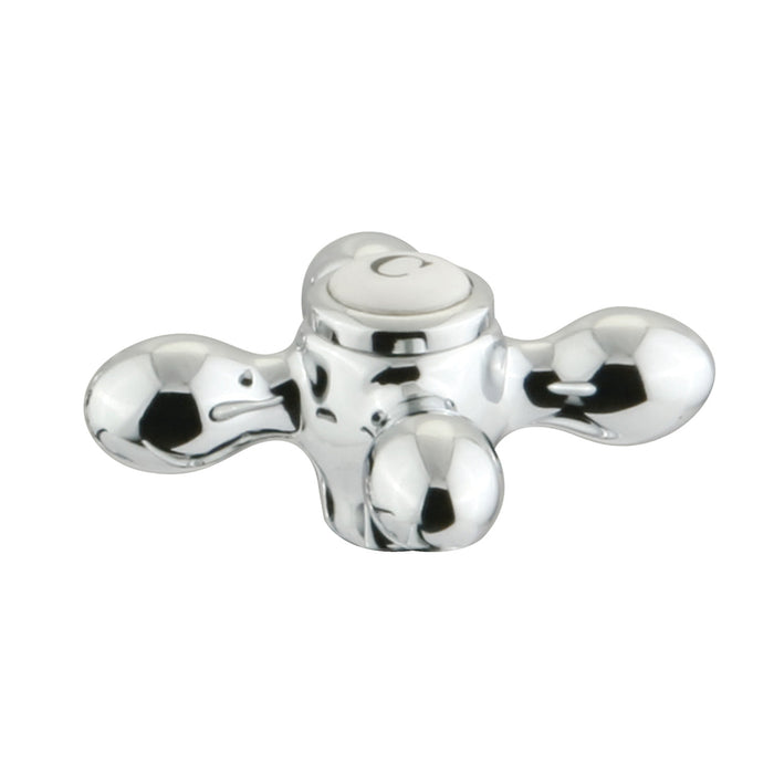 Kingston CCMX1CSC Brass Cross Handle (Cold Side), Polished Chrome