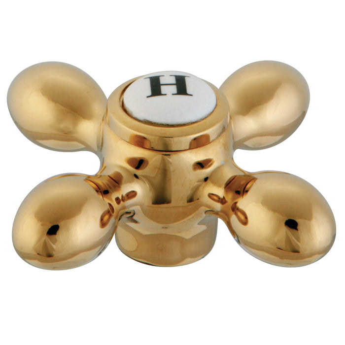 Kingston CCMX2CSH Brass Cross Handle (Hot Side), Polished Brass