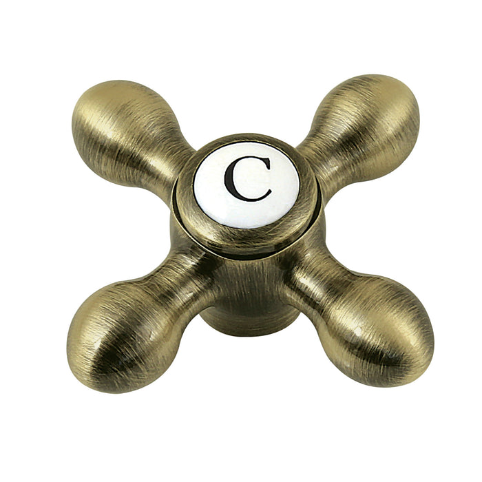 Kingston CCMX3CSC Brass Cross Handle (Cold Side), Antique Brass