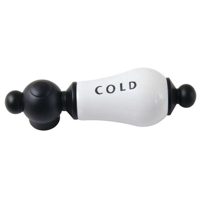Kingston Vintage CCPL0C Porcelain Lever Handle (Cold Side), Matte Black