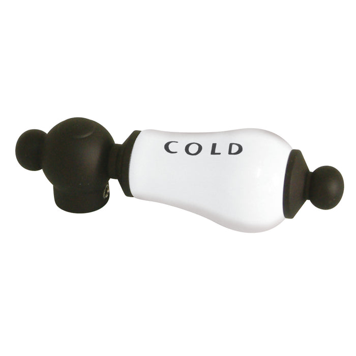 Kingston Vintage CCPL5C Porcelain Lever Handle (Cold Side), Oil Rubbed Bronze