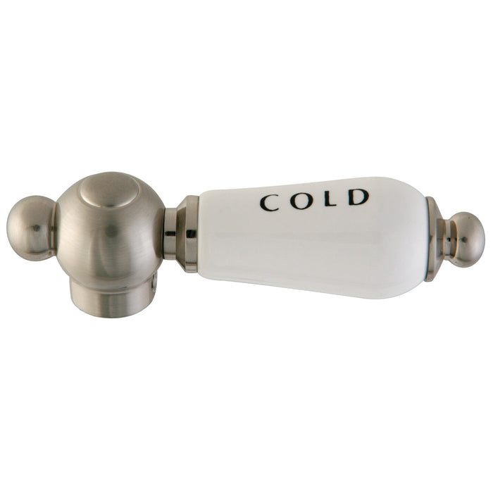 Kingston CCPL8CSC Porcelain Lever Handle (Cold Side), Brushed Nickel