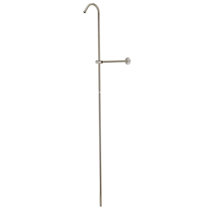 Kingston Vintage CCR608 Shower Riser and Wall Support, Brushed Nickel