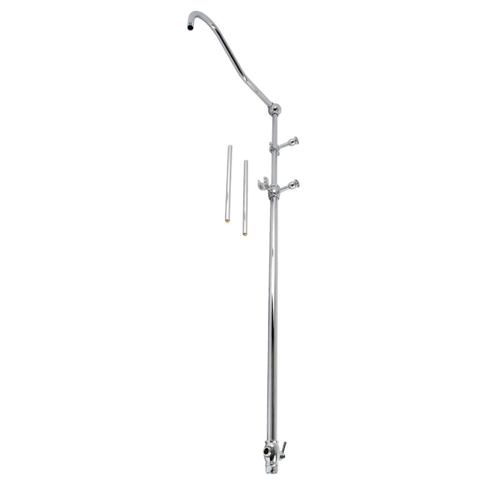 Vintage CCR6171 60-Inch Add-On Shower with 17-Inch Shower Arm, Polished Chrome