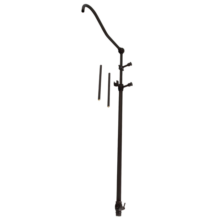 Kingston Heirloom CCR6175 - Vintage 60-Inch Add-On Shower with 17-Inch Shower Arm, Oil Rubbed Bronze