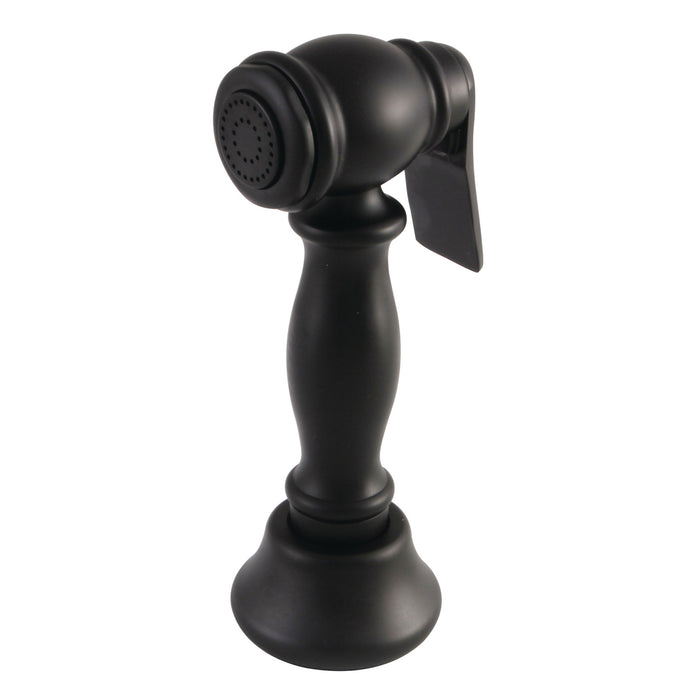 Kingston Vintage CCRP1K0SPR Brass Kitchen Faucet Side Sprayer, Matte Black