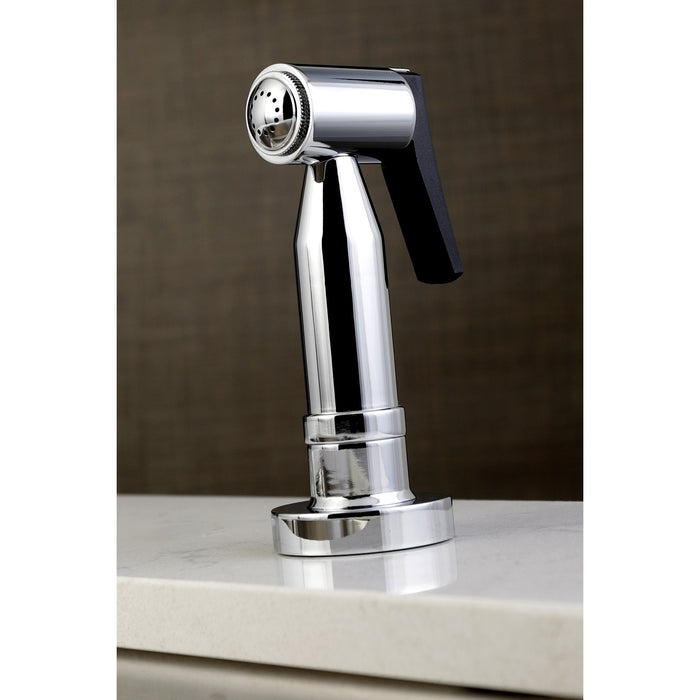Kingston Concord CCRP21K1 Brass Kitchen Faucet Side Sprayer, Polished Chrome