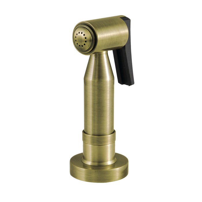 Kingston Concord CCRP21K3 Brass Kitchen Faucet Side Sprayer, Antique Brass