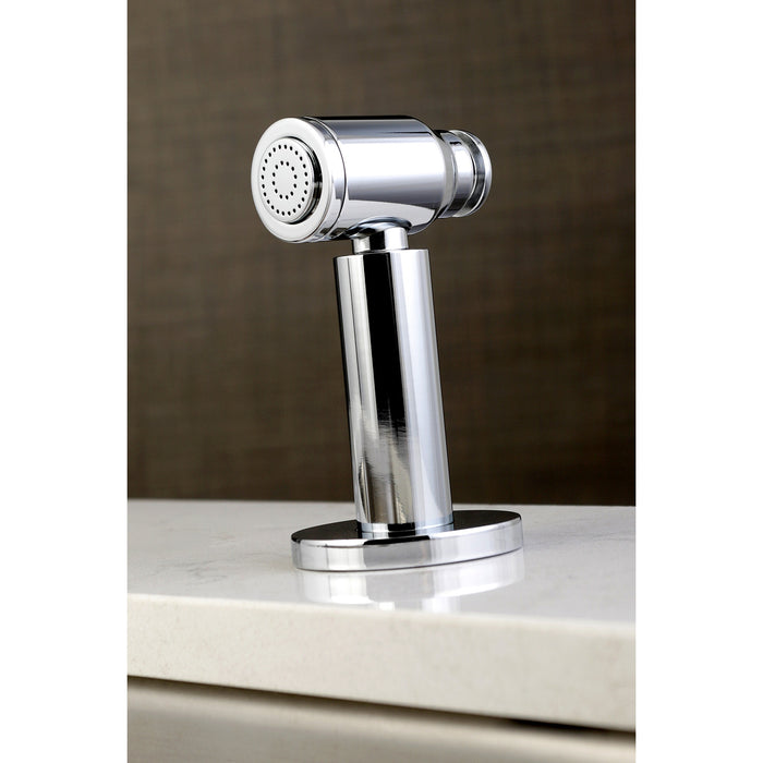 Kingston Concord CCRP61K1 Brass Kitchen Faucet Side Sprayer, Polished Chrome