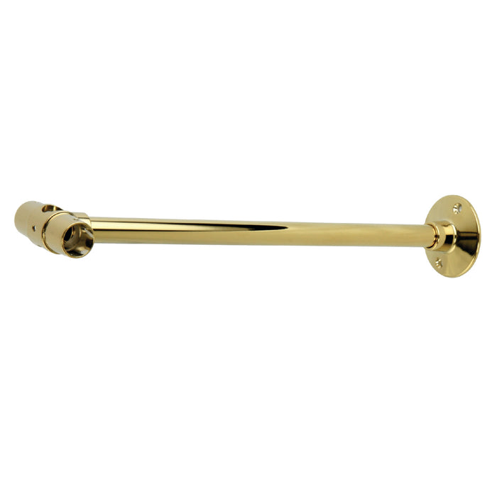 Kingston Vintage CCS122 12-Inch Wall Support, Polished Brass