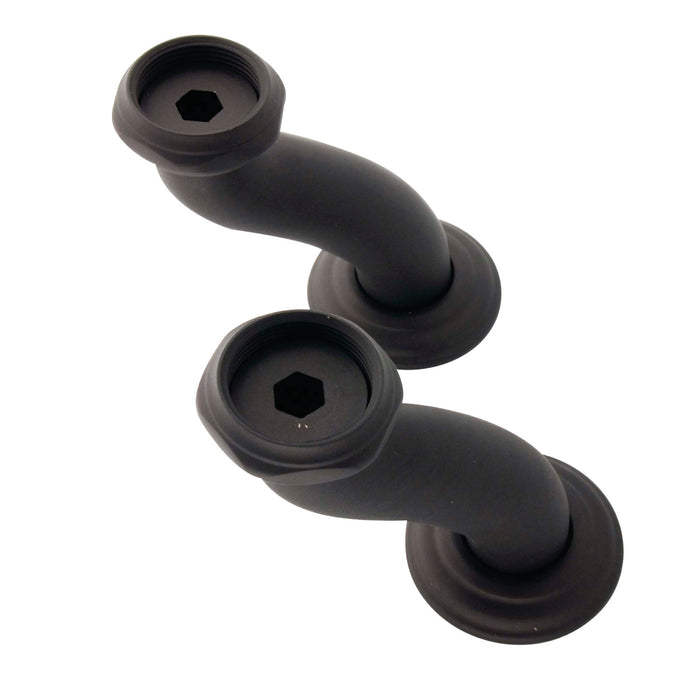 Kingston Vintage CCU405 S-Shape Swivel Elbows for Deck Mount Tub Faucet (CC409T5 Series), Oil Rubbed Bronze