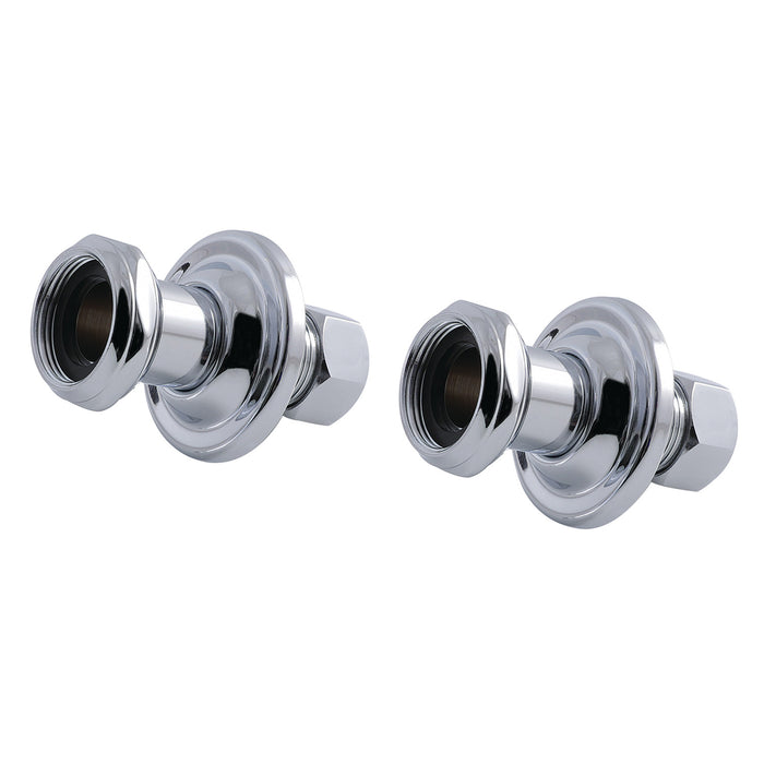 Kingston Vintage CCU4101 1-3/4 inch Wall Union Extension, Polished Chrome