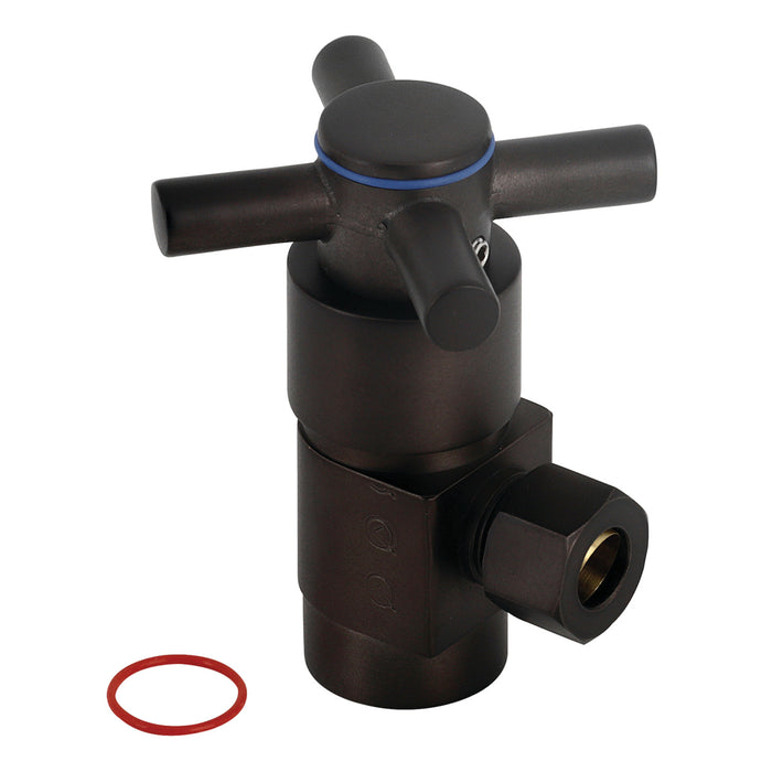 Kingston Sona CD43305DX - Concord 1/2-Inch FIP x 3/8-Inch O.D. Anti-Seize Deluxe Quarter-Turn Ceramic Hardisc Cartridge Angle Stop, Oil Rubbed Bronze