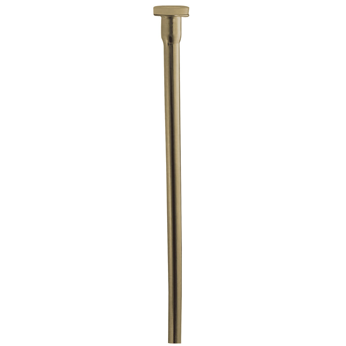 Kingston Complement CF38202 20-Inch x 3/8-Inch Diameter Flat Closet Supply Line, Polished Brass