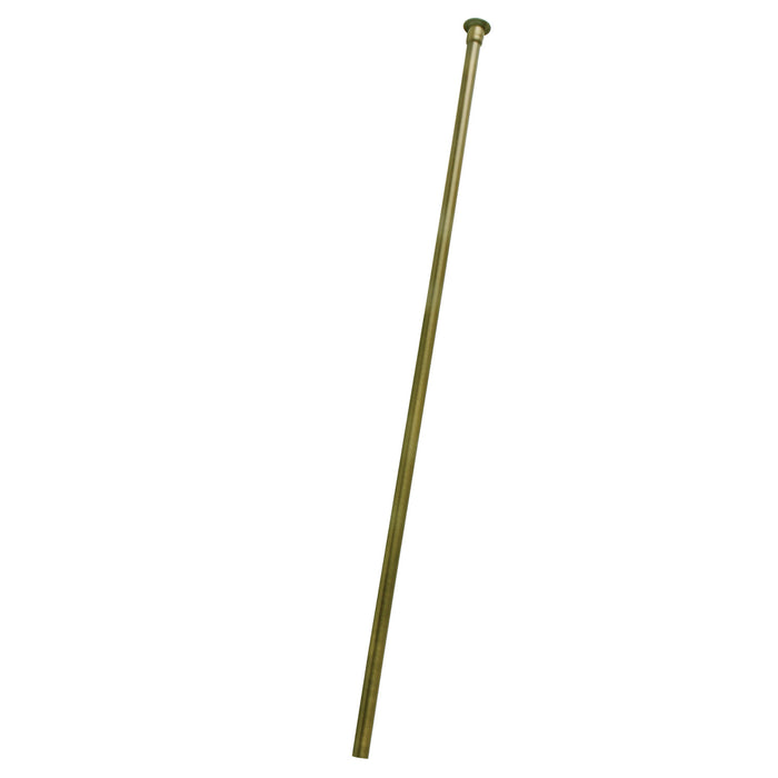 Kingston Complement CF38203 20-Inch x 3/8-Inch Diameter Flat Closet Supply Line, Antique Brass