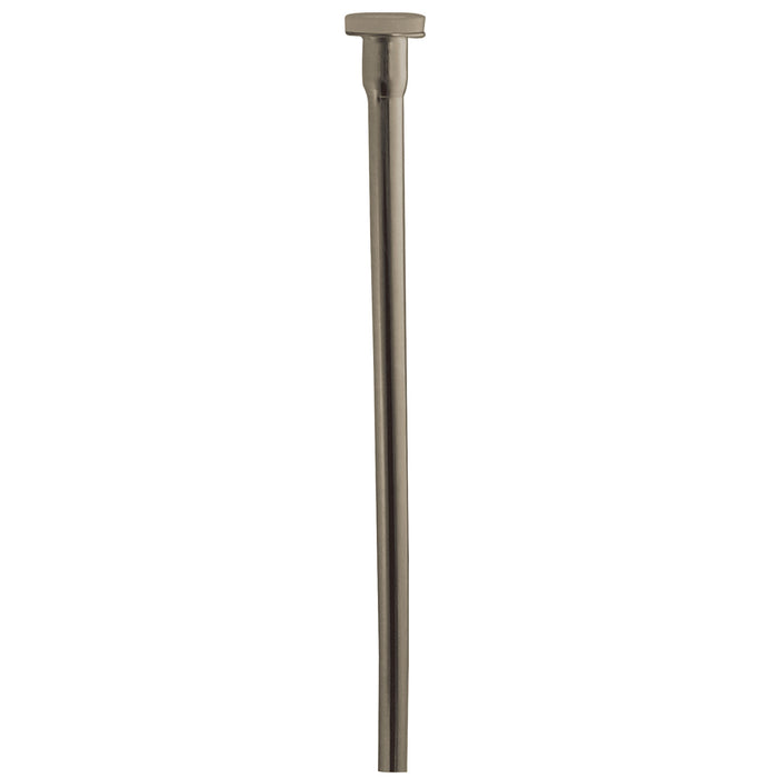 Kingston Complement CF38308 30-Inch x 3/8-Inch Diameter Flat Closet Supply Line, Brushed Nickel