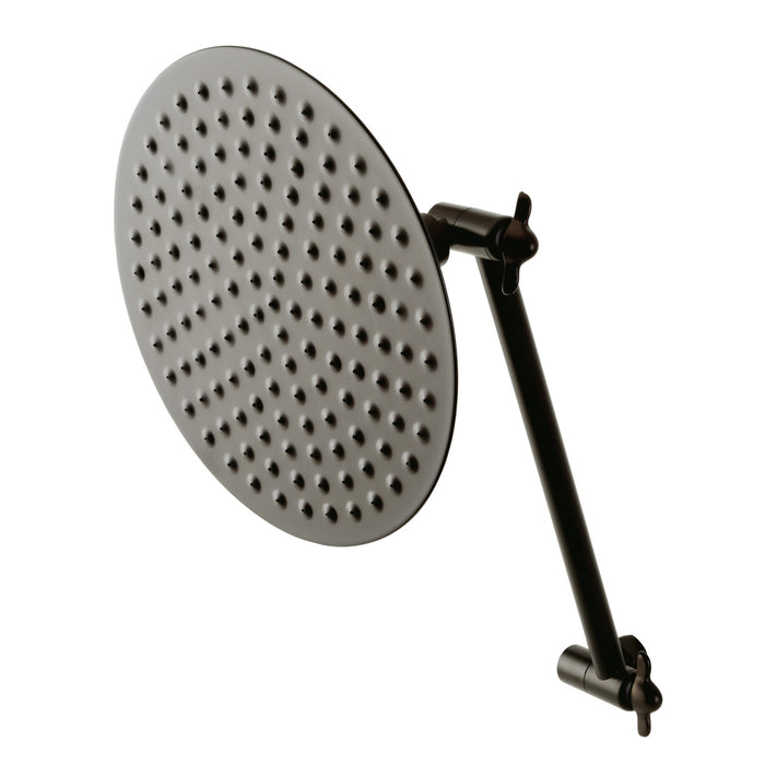 Kingston Heirloom CK136K5 - Victorian 7-3/4-Inch Round Raindrop Brass Shower Head with 10-Inch High-Low Adjustable Shower Arm, Oil Rubbed Bronze