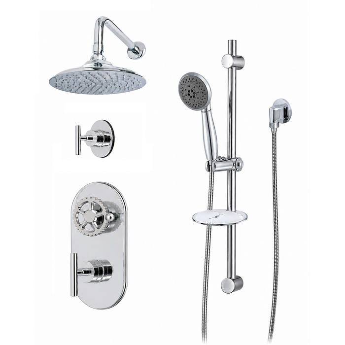 Simple Spa KB23M Modern Thermostatic Shower System