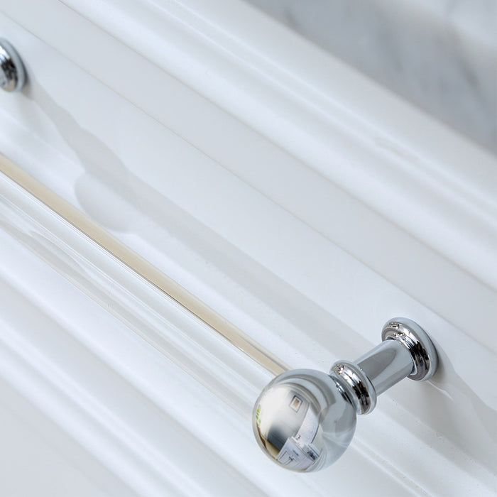 Kingston Derby DE24CW01PW - 24 in. x 22 in. Bathroom Vanity Marble Top and White Basin, White