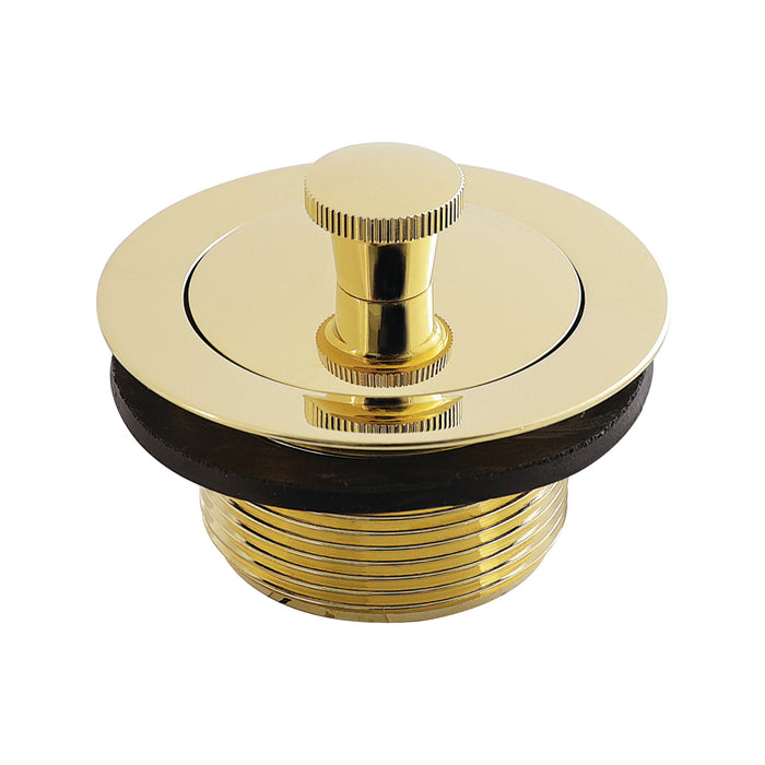 Kingston Heirloom DLL202 - Made To Match Brass Lift and Turn Tub Drain, Polished Brass
