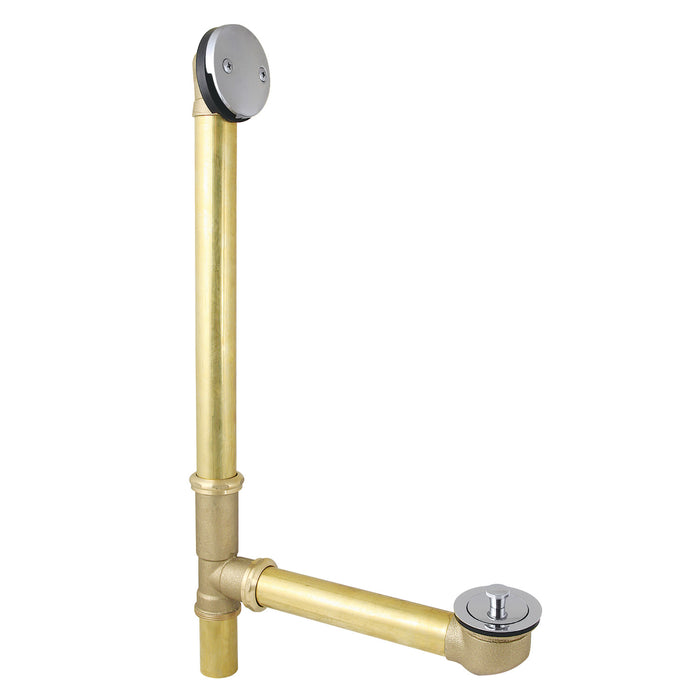 Made To Match DLL3181 23-Inch Brass Lift and Turn Tub Waste and Overflow, Polished Chrome