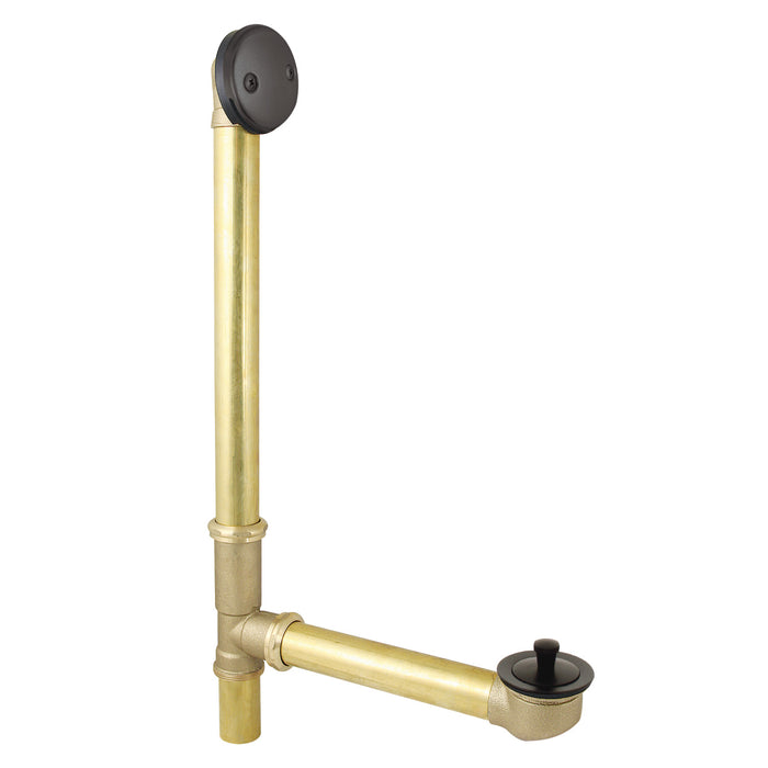 Kingston Heirloom DLL3185 - Made To Match 23-Inch Brass Lift and Turn Tub Waste and Overflow, Oil Rubbed Bronze
