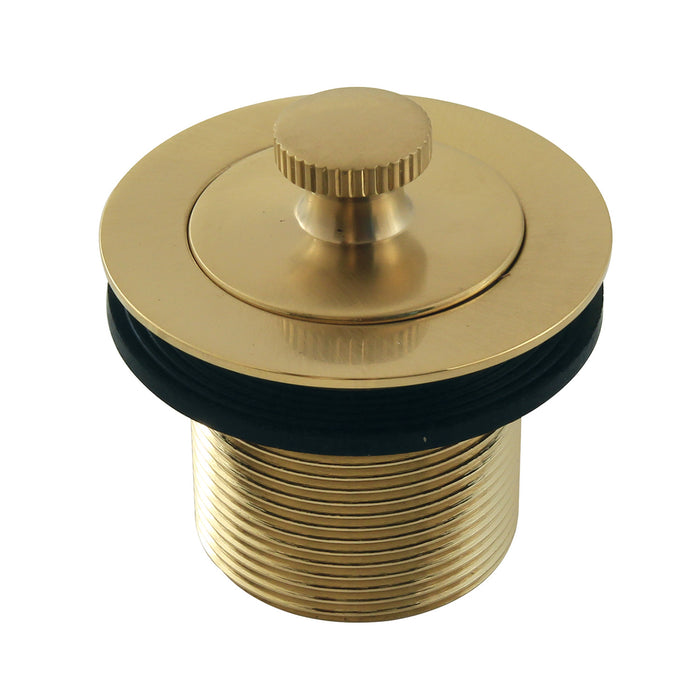 Kingston Heirloom DLT15SB - Made To Match 1-1/2-Inch Lift and Turn Tub Drain with 1-1/2-Inch Body Thread, Brushed Brass
