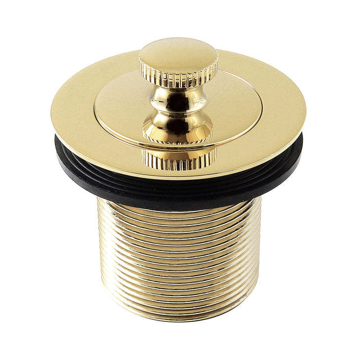 Kingston Heirloom DLT17PB - Made To Match 1-1/2-Inch Lift and Turn Tub Drain with 1-3/4-Inch Body Thread, Polished Brass