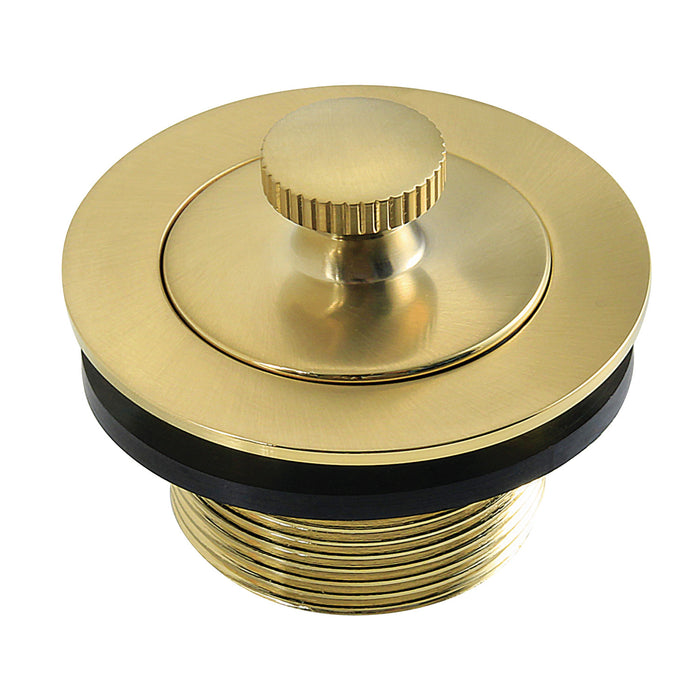 Kingston Heirloom DLT2087 1-1/2-Inch Brass Lift & Lock Bathtub Drain, Brushed Brass