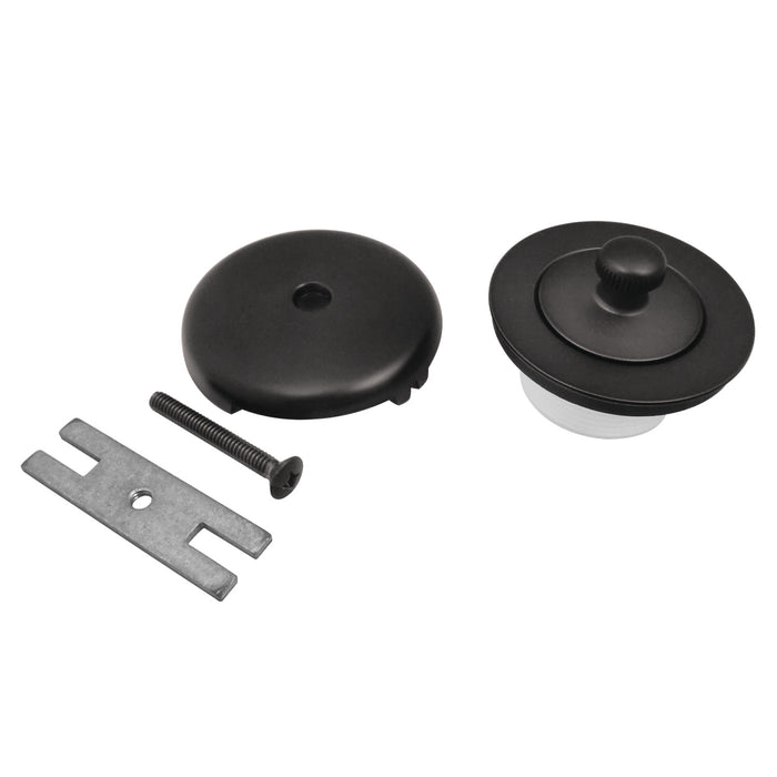 Kingston Heirloom DLT5301A0 - Trimscape Zinc Alloy Lift and Turn Tub Drain Conversion Kit, Matte Black