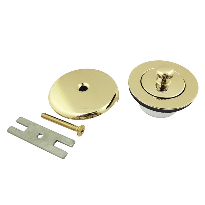 Kingston Heirloom DLT5301A2 - Trimscape Zinc Alloy Lift and Turn Tub Drain Conversion Kit, Polished Brass