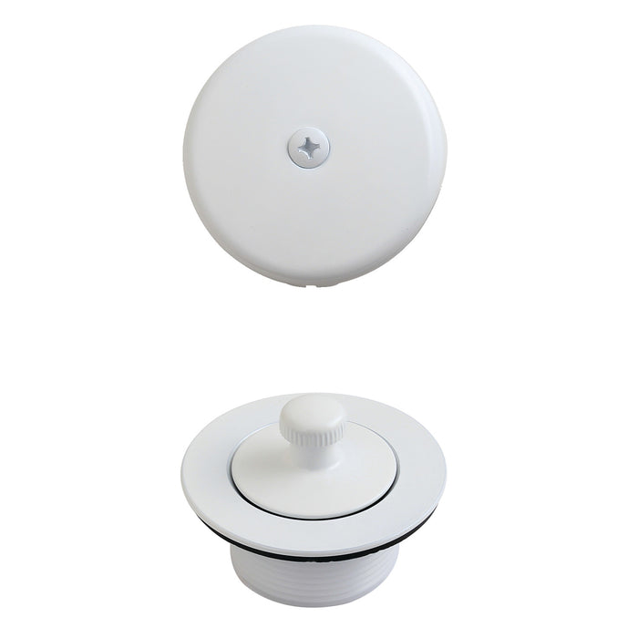 Kingston Heirloom DLT5301AWH - Trimscape Zinc Alloy Lift and Turn Tub Drain Conversion Kit, White