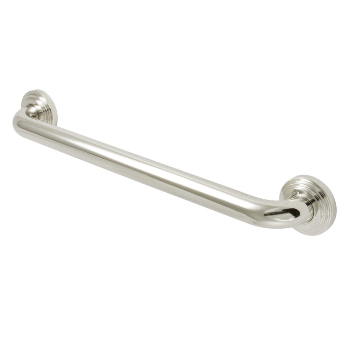Kingston Sona DR214186 - Milano 18-Inch x 1-1/4-Inch O.D. Brass Decorative Grab Bar, Polished Nickel