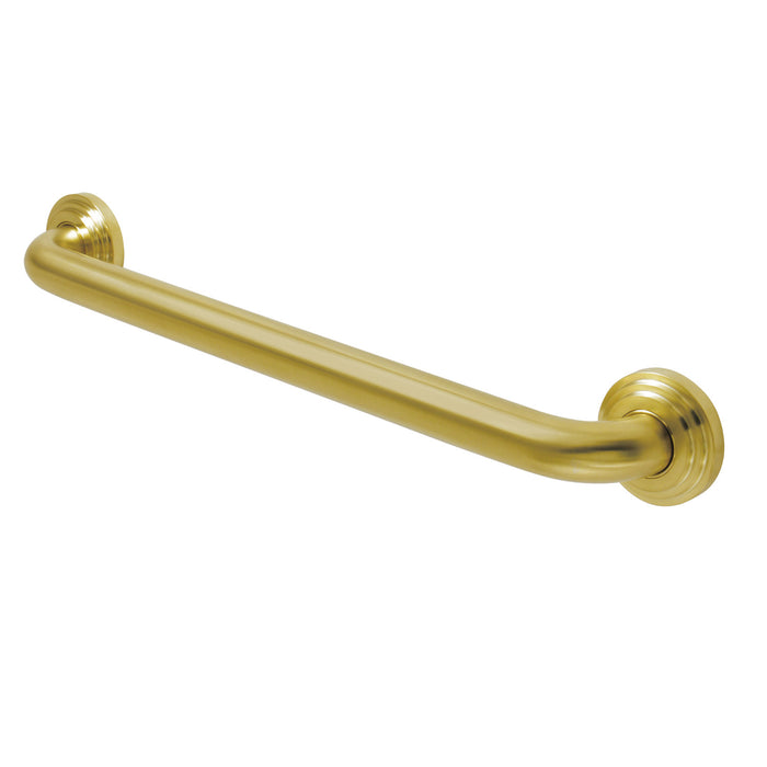 Kingston Sona DR214187 - Milano 18-Inch x 1-1/4-Inch O.D. Brass Decorative Grab Bar, Brushed Brass