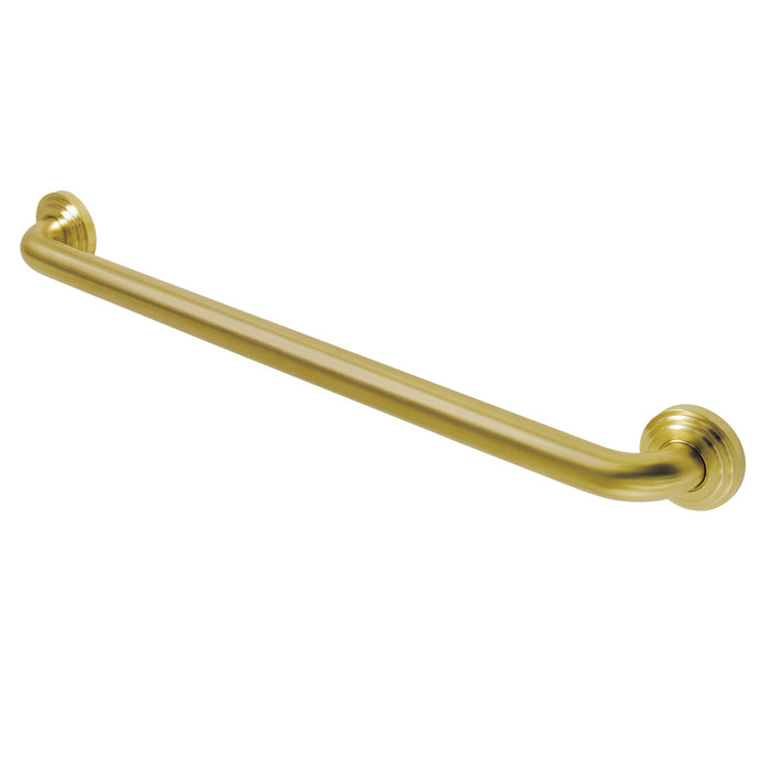 Kingston Sona DR214247 - Milano 24-Inch x 1-1/4-Inch O.D. Brass Decorative Grab Bar, Brushed Brass