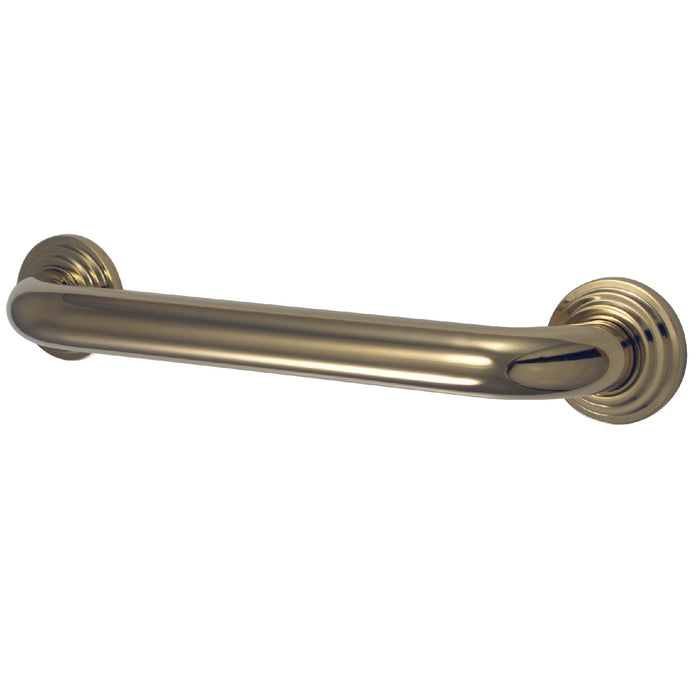 Kingston Sona DR214302 - Milano 30-Inch x 1-1/4-Inch O.D. Brass Decorative Grab Bar, Polished Brass
