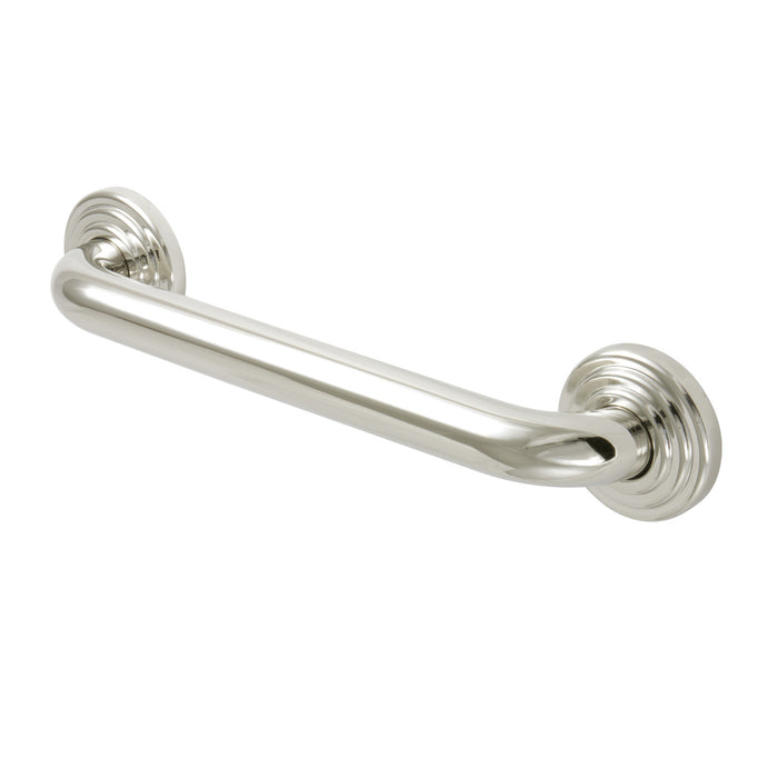 Kingston Heirloom DR314126 - Restoration 12-Inch x 1-1/4-Inch O.D. Brass Decorative Grab Bar, Polished Nickel