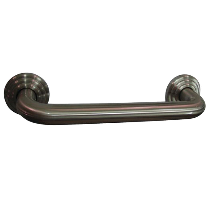 Kingston Heirloom DR314128 - Restoration 12-Inch x 1-1/4-Inch O.D. Brass Decorative Grab Bar, Brushed Nickel