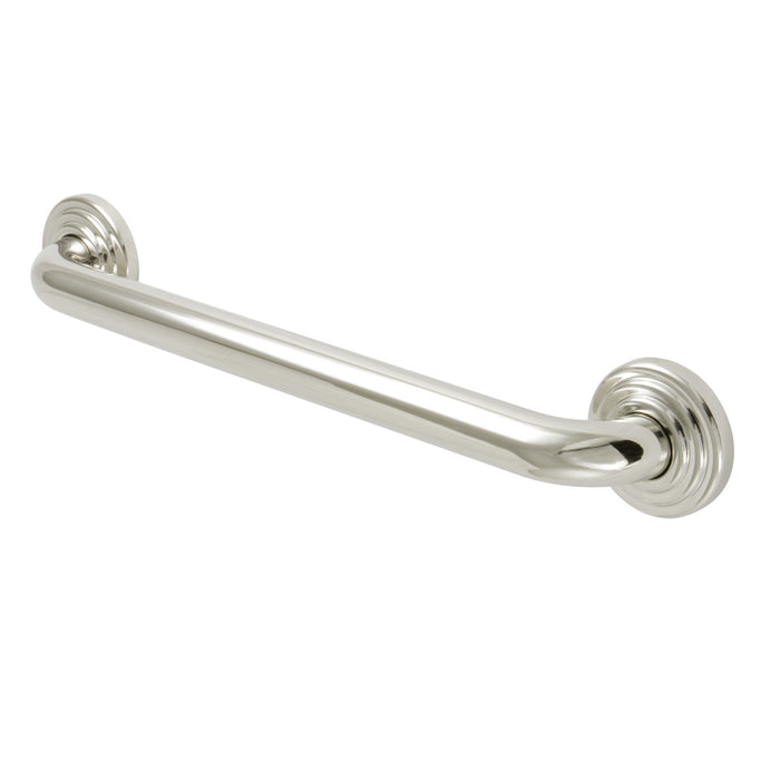 Kingston Heirloom DR314166 - Restoration 16-Inch x 1-1/4-Inch O.D. Brass Decorative Grab Bar, Polished Nickel