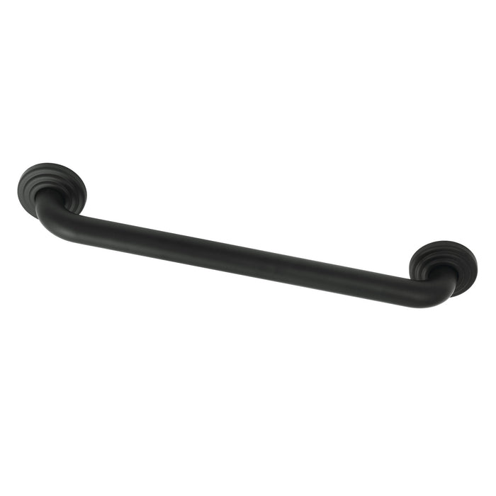 Kingston Heirloom DR314180 - Restoration 18-Inch x 1-1/4-Inch O.D. Brass Decorative Grab Bar, Matte Black