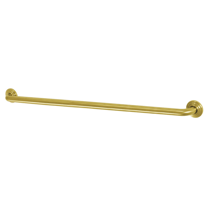 Kingston Heirloom DR314367 - Restoration 36-Inch x 1-1/4-Inch O.D. Brass Decorative Grab Bar, Brushed Brass