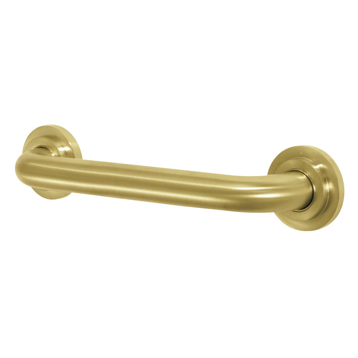 Kingston Sona DR414127 - Manhattan 12-Inch x 1-1/4-Inch O.D. Brass Decorative Grab Bar, Brushed Brass