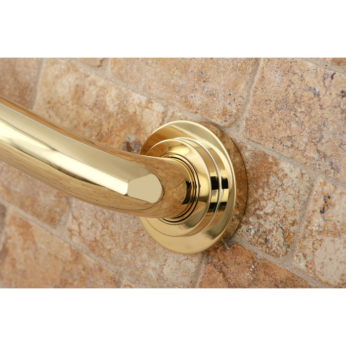Manhattan Thrive In Place DR414182 18-Inch X 1-1/4 Inch O.D Grab Bar, Polished Brass
