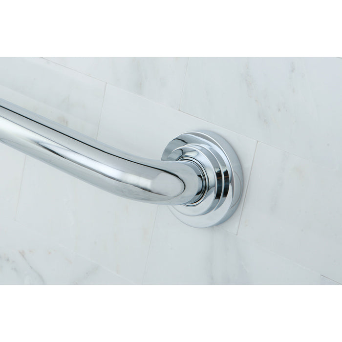 Kingston Sona DR414241 - Manhattan 24-Inch x 1-1/4-Inch O.D. Brass Decorative Grab Bar, Polished Chrome