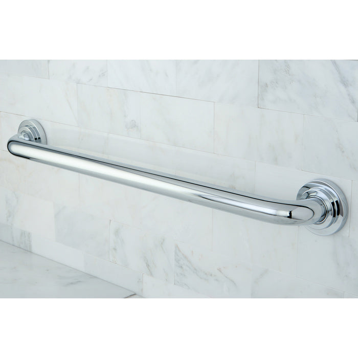 Kingston Sona DR414241 - Manhattan 24-Inch x 1-1/4-Inch O.D. Brass Decorative Grab Bar, Polished Chrome