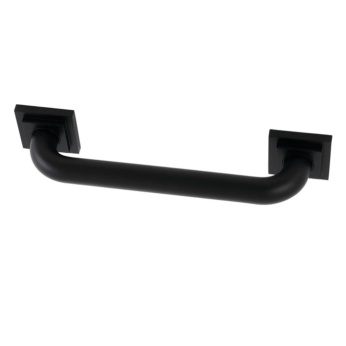 Kingston Sona DR614120 - Claremont 12-Inch x 1-1/4-Inch O.D. Brass Decorative Grab Bar, Matte Black