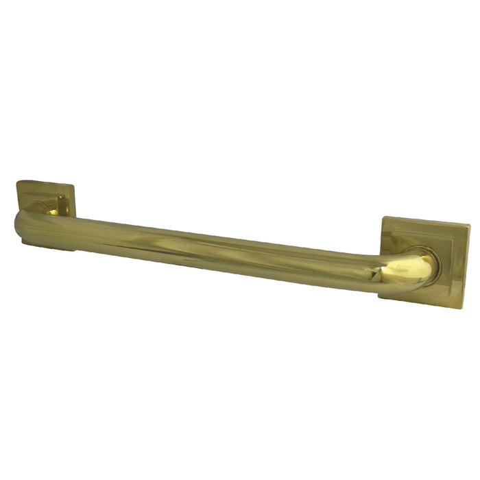 Kingston Sona DR614122 - Claremont 12-Inch x 1-1/4-Inch O.D. Brass Decorative Grab Bar, Polished Brass