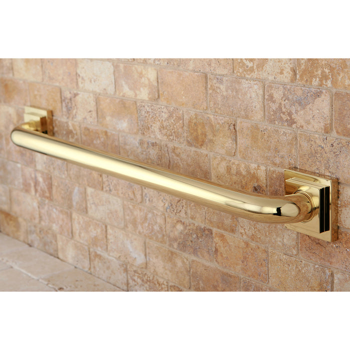 Claremont Thrive In Place DR614242 24-Inch x 1-1/4 Inch O.D Grab Bar, Polished Brass