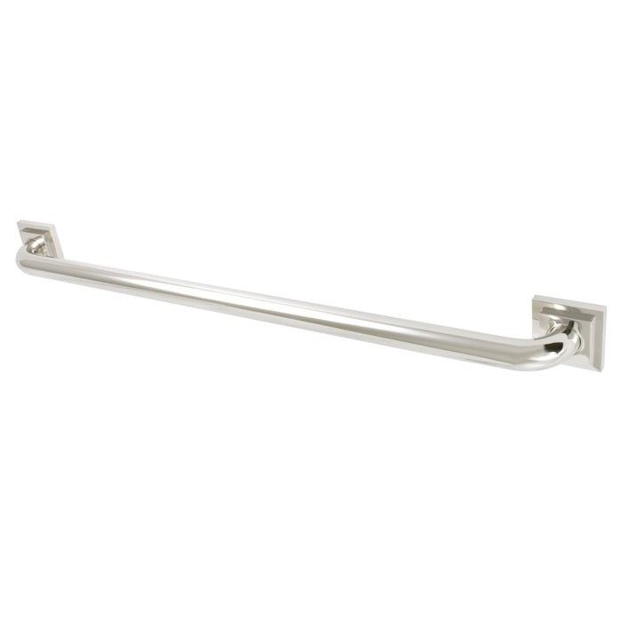 Kingston Sona DR614306 - Claremont 30-Inch x 1-1/4-Inch O.D. Brass Decorative Grab Bar, Polished Nickel